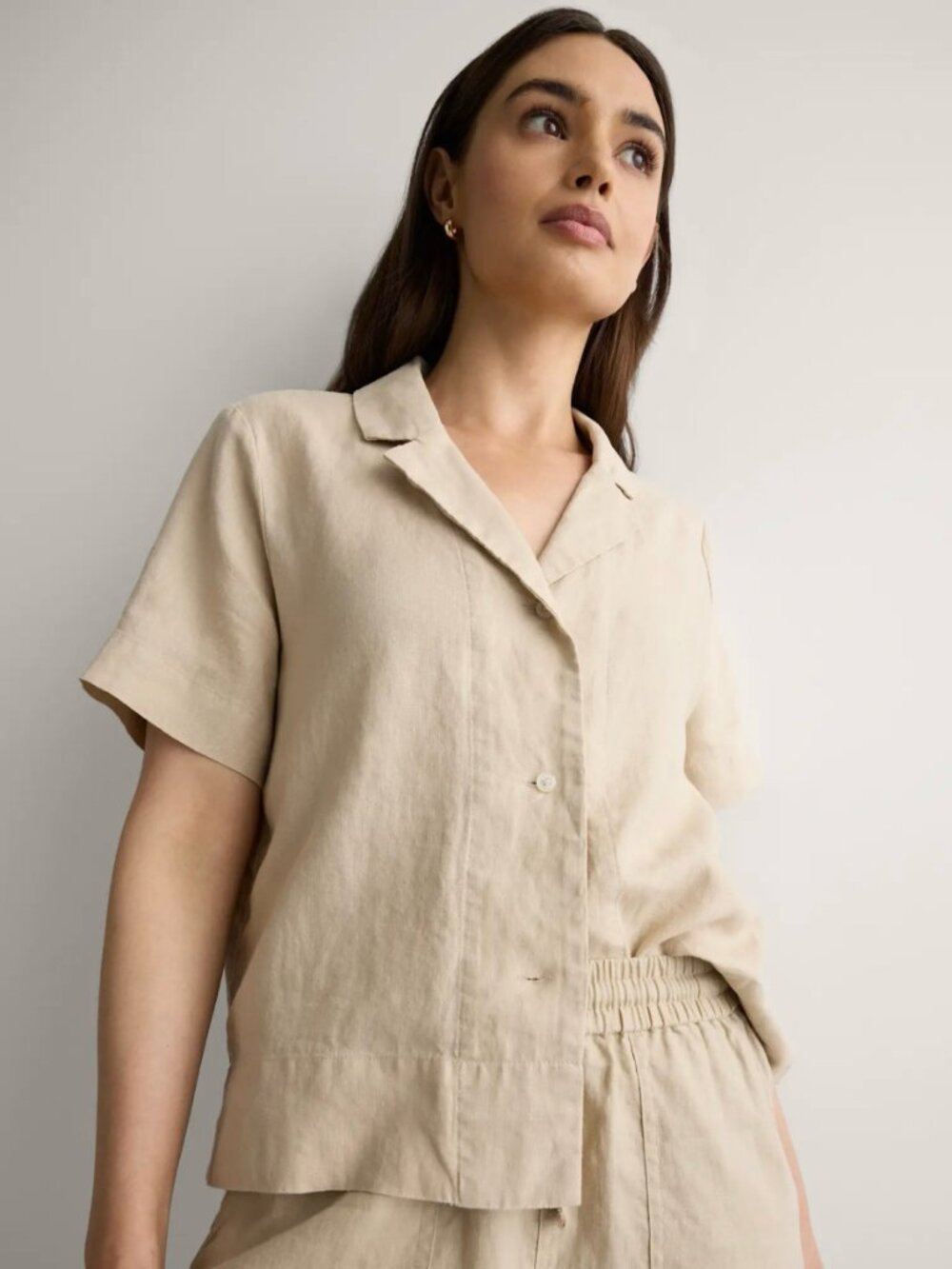 Quince 100% European Linen Short Sleeve Shirt - Picture 3 of 10